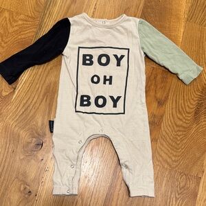 Boy Oh Boy Kids One Piece - Black and Green